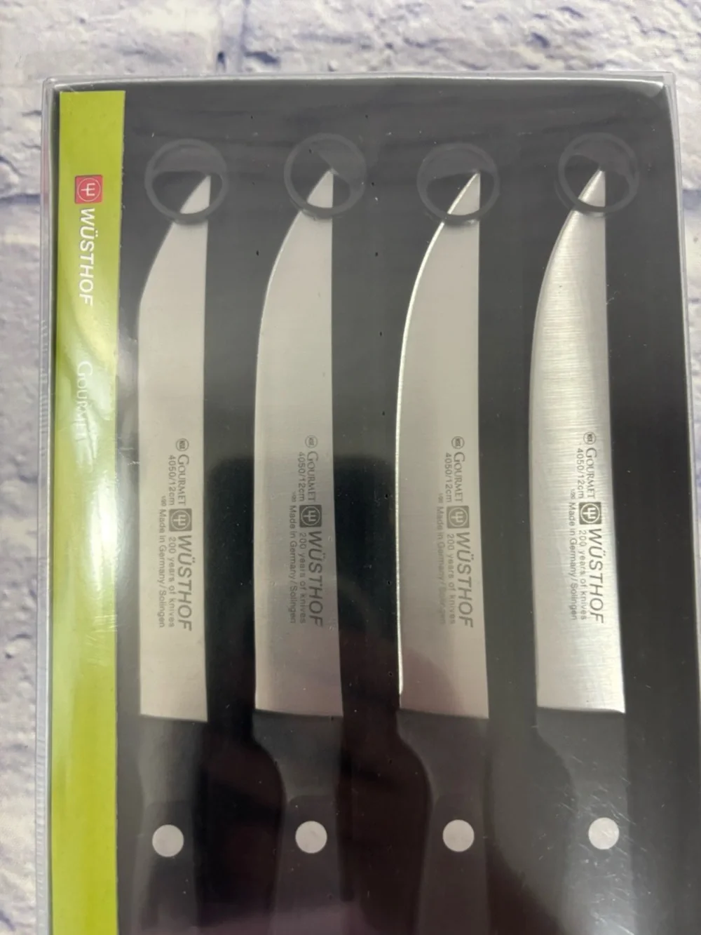 Wusthof Gourmet 4-Piece Steak Knife Set - 9729 / 4050/12cm - NEW - Germany - Picture 6 of 10